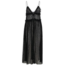 Indlæs billede til gallerivisning HAUTE L'AMITIE New Lace Tie Dress Black
