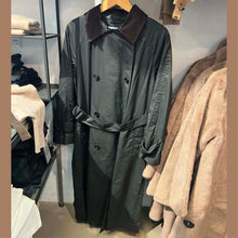 Indlæs billede til gallerivisning HAUTE L'AMITIE Oily Tech Trench Black
