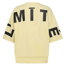 Indlæs billede til gallerivisning HAUTE L'AMITIE Maxi Split Logo Sweat Yellow
