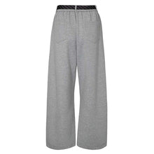 Indlæs billede til gallerivisning HAUTE L'AMITIE Maxi Split Tie Pant Grey Melange
