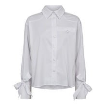 Indlæs billede til gallerivisning HAUTE L&#39;AMITIE Pure Cuff Tie Shirt White

