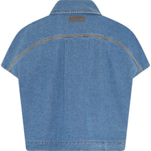 Indlæs billede til gallerivisning HEARTMADE Binca Denim Cape Deep Ocean
