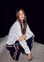 Indlæs billede til gallerivisning HAUTE L&#39;AMITIE Baggy RN Track Pants Navy
