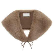 Indlæs billede til gallerivisning NEO NOIR Hilinna Faux Fur Scarf Beige Melange
