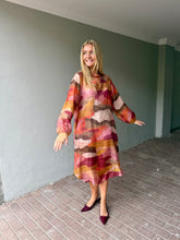 Indlæs billede til gallerivisning BLACK COLOUR Bczella Sheer Dress Burnt Wine
