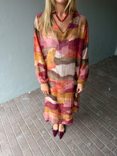 Indlæs billede til gallerivisning BLACK COLOUR Bczella Sheer Dress Burnt Wine
