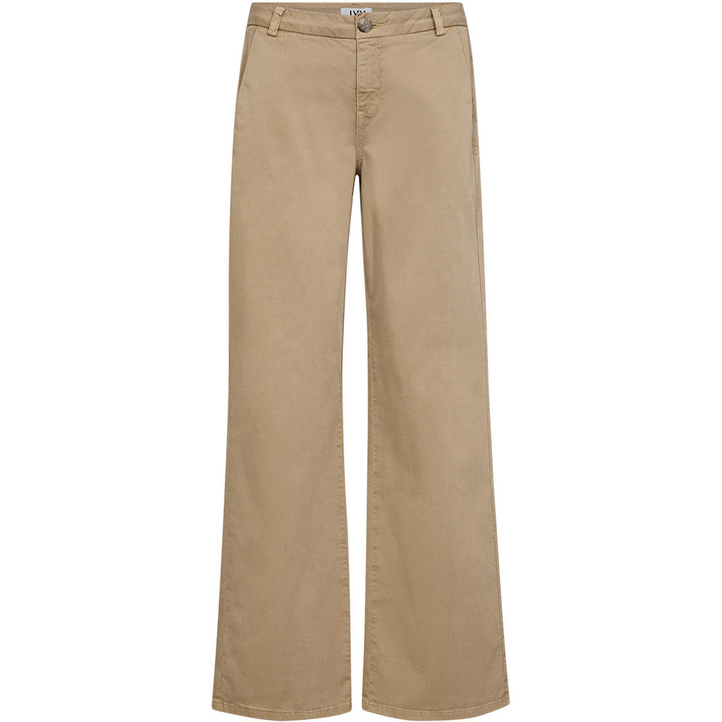IVY COPENHAGEN Karmey Chino Wide Pant Khaki