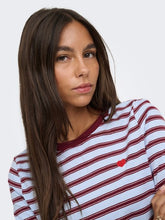 Indlæs billede til gallerivisning JDY Pisa Ls Print Top Cashmere Blue
