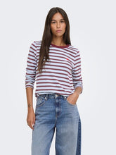 Indlæs billede til gallerivisning JDY Pisa Ls Print Top Cashmere Blue
