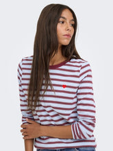 Indlæs billede til gallerivisning JDY Pisa Ls Print Top Cashmere Blue
