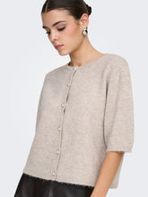 Indlæs billede til gallerivisning JDY Rue Life Pearl Cardigan Chateau Gray
