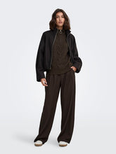 Indlæs billede til gallerivisning JDY Andrea Zip Cable Pullover Coffee Bean
