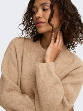 Indlæs billede til gallerivisning JDY Kimie Life Oversize Pullover Camel
