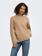 Indlæs billede til gallerivisning JDY Kimie Life Oversize Pullover Camel
