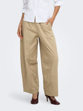 Indlæs billede til gallerivisning JDY Sima Barrel Leg Pant Travertine
