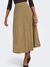 Indlæs billede til gallerivisning JDY Estelle Wide Skirt Khaki
