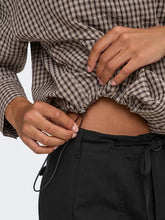Indlæs billede til gallerivisning JDY Yumi Check Jacket Dark Brown
