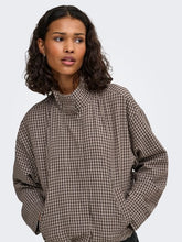 Indlæs billede til gallerivisning JDY Yumi Check Jacket Dark Brown
