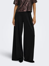 Indlæs billede til gallerivisning JDY Dina Life Pleat Wide Pant Sort
