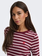 Indlæs billede til gallerivisning JDY Pisa Ls Print Top Windsor Wine
