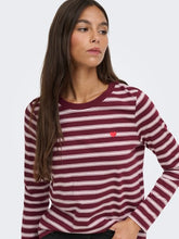 Indlæs billede til gallerivisning JDY Pisa Ls Print Top Windsor Wine
