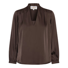 Indlæs billede til gallerivisning KARMAMIA Jody Blouse Semi Dark Brown

