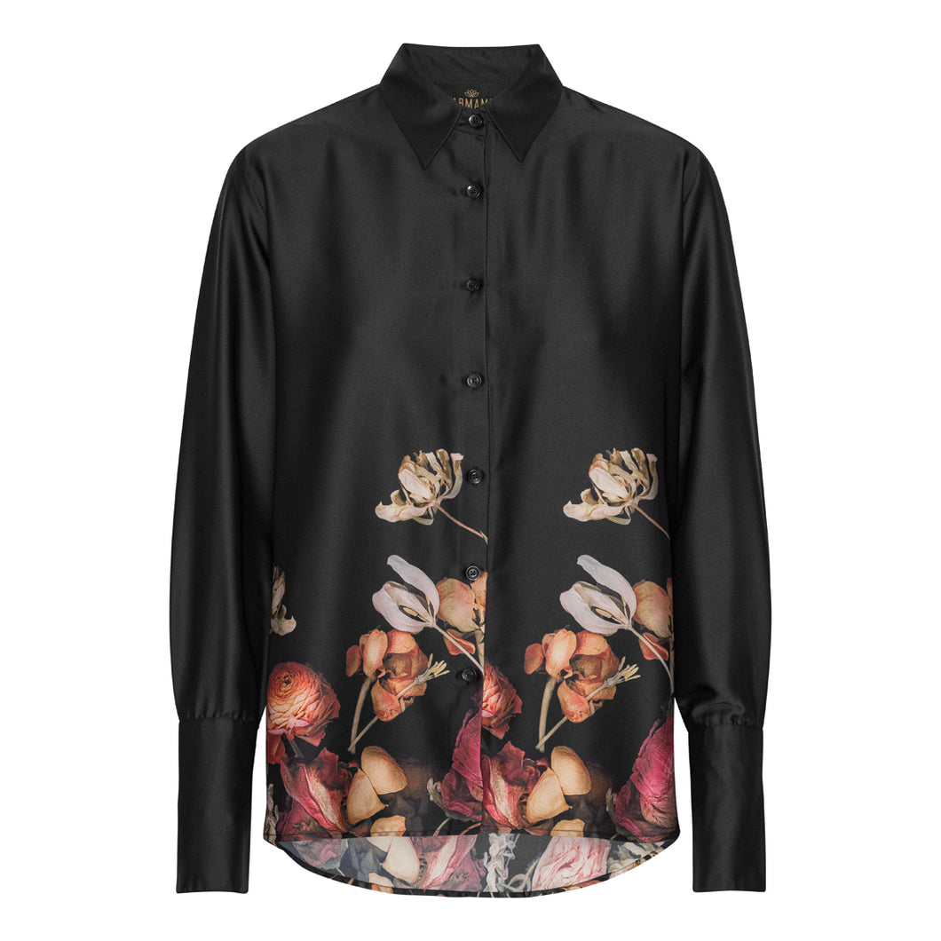 KARMAMIA Joseph Shirt Black Blossom