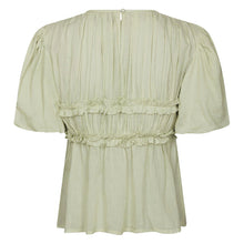 Indlæs billede til gallerivisning NEO NOIR Kiril S Voile Blouse Pistachio
