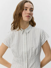 Indlæs billede til gallerivisning SOFIE SCHNOOR Lilyan Striped Slim Fit Shirt Off White
