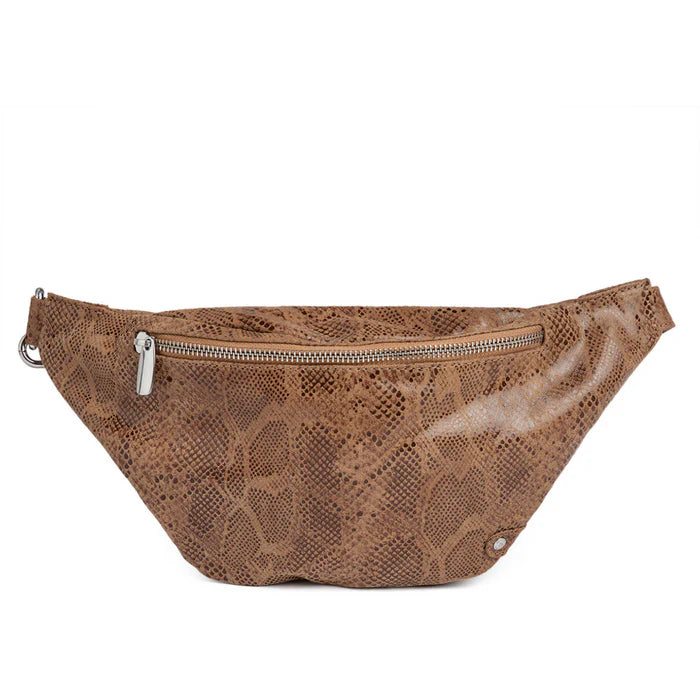 DEPECHE Bumbag Camel Snake