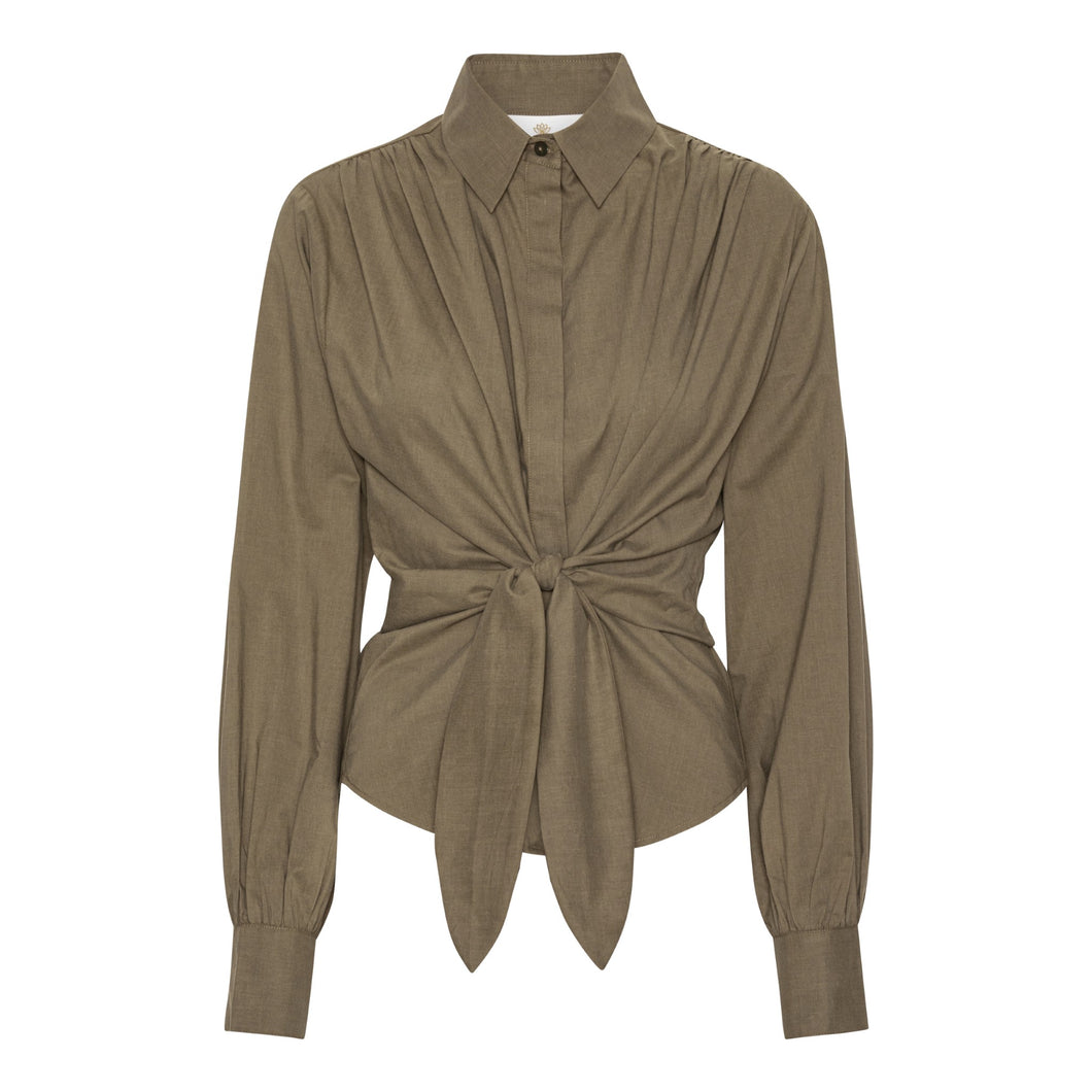 KARMAMIA Lee Shirt Khaki Green