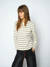 Indlæs billede til gallerivisning MOS MOSH Camp O-ls Stripe Tee Delicioso
