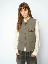 Indlæs billede til gallerivisning MOS MOSH Abigail Utah Vest Dark Camel
