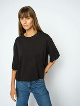 Indlæs billede til gallerivisning MOS MOSH Natalie O-ss Boxy Tee Black
