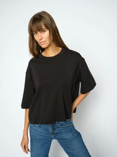 Indlæs billede til gallerivisning MOS MOSH Natalie O-ss Boxy Tee Black
