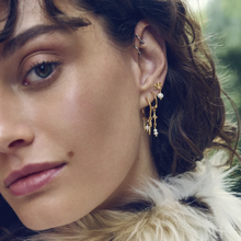 Indlæs billede til gallerivisning MAANESTEN Tamina Earrings (guld/sølv)
