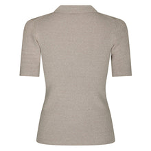 Indlæs billede til gallerivisning NEO NOIR Manama Knit Blouse Warm Grey
