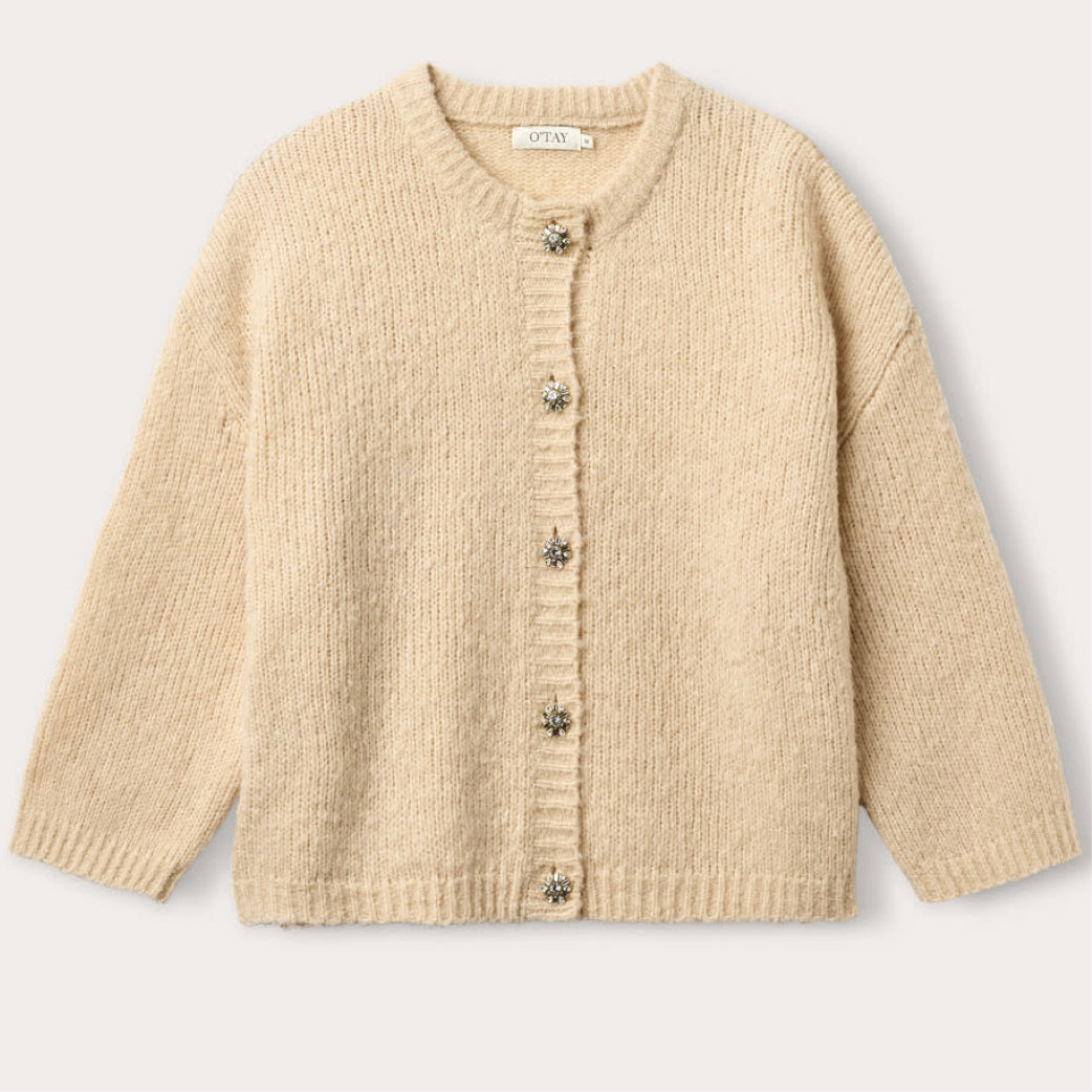 O'TAY Noéla Cardigan Warm Beige