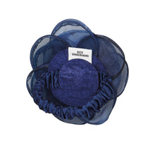 Indlæs billede til gallerivisning BECK SÖNDERGAARD Orchia Flower Hair Tie Sargasso Blue
