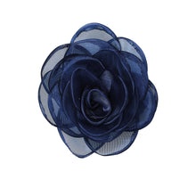 Indlæs billede til gallerivisning BECK SÖNDERGAARD Orchia Flower Hair Tie Sargasso Blue
