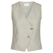 Indlæs billede til gallerivisning NEO NOIR Philippe Waistcoat Stone Melange
