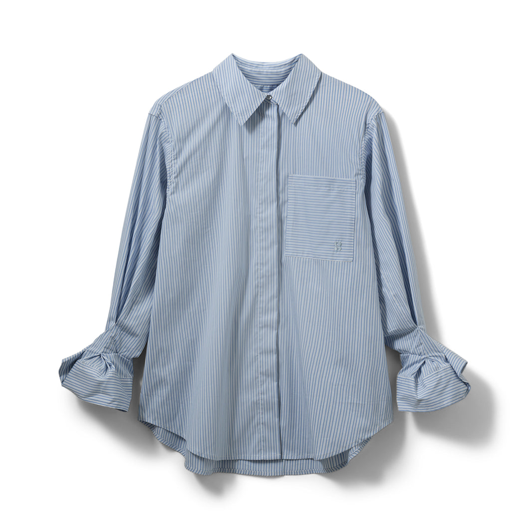 SOFIE SCHNOOR Abby Shirt Blue Striped