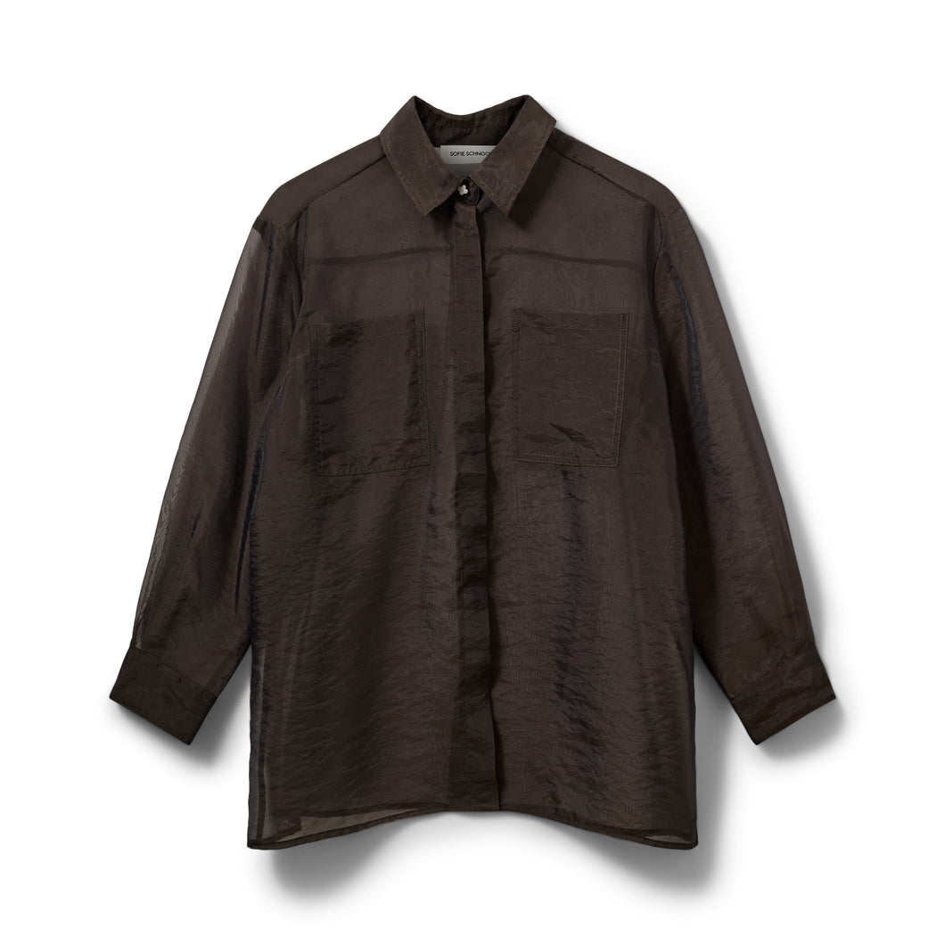 SOFIE SCHNOOR Donna Shirt Dark Brown