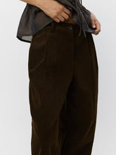Indlæs billede til gallerivisning SOFIE SCHNOOR Malina Trousers Dark Brown
