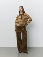 Indlæs billede til gallerivisning SOFIE SCHNOOR Storma Knit Polo Brown Melange
