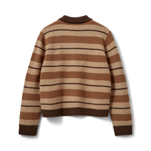 Indlæs billede til gallerivisning SOFIE SCHNOOR Storma Knit Polo Brown Melange
