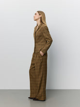 Indlæs billede til gallerivisning SOFIE SCHNOOR Poppy Checked Fitted Blazer Maple Brown Check
