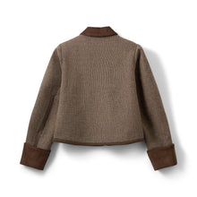 Indlæs billede til gallerivisning SOFIE SCHNOOR Kamikka Short Tweed Jacket Brown Check
