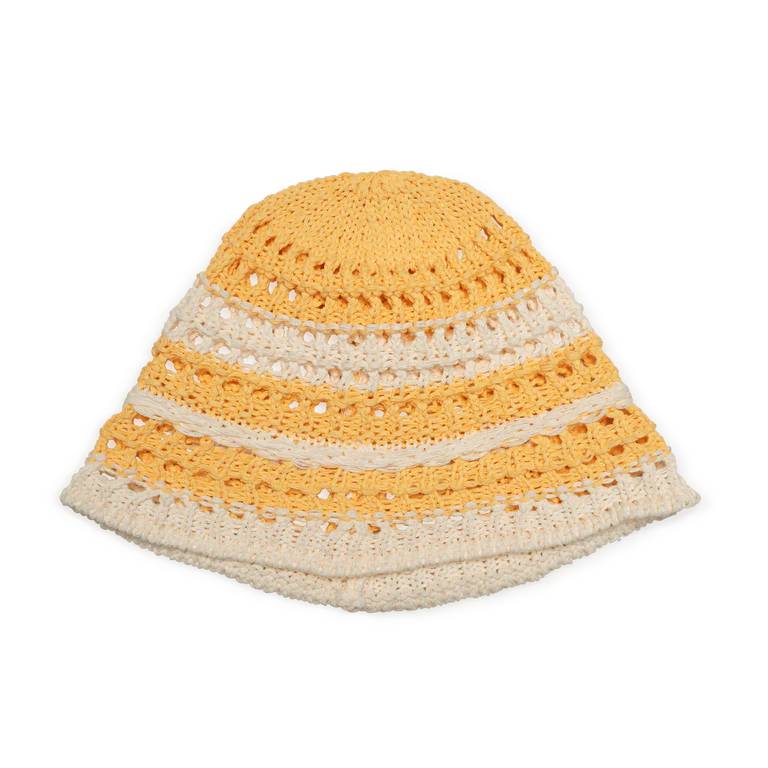 SUI AVA Bohemian Stripe Hat Yellow