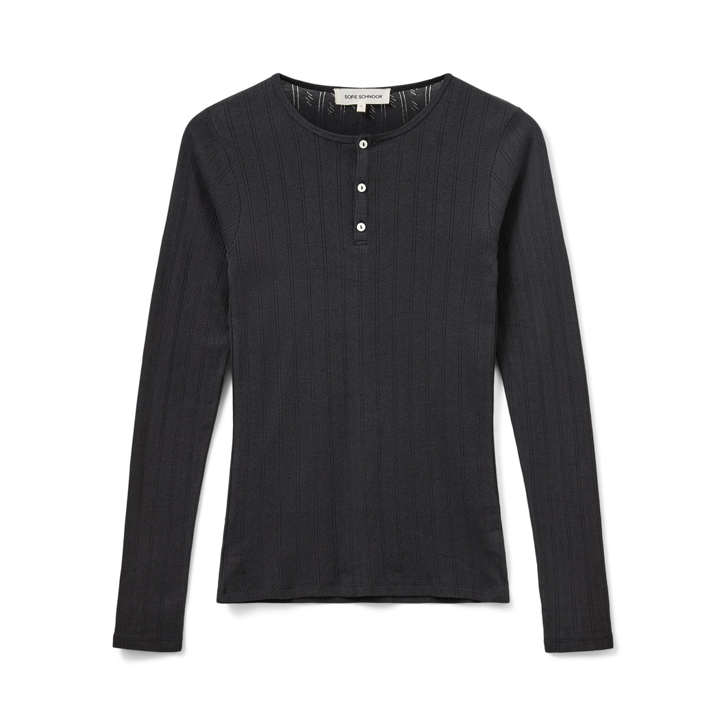 SOFIE SCHNOOR Alicia T-shirt LS Black